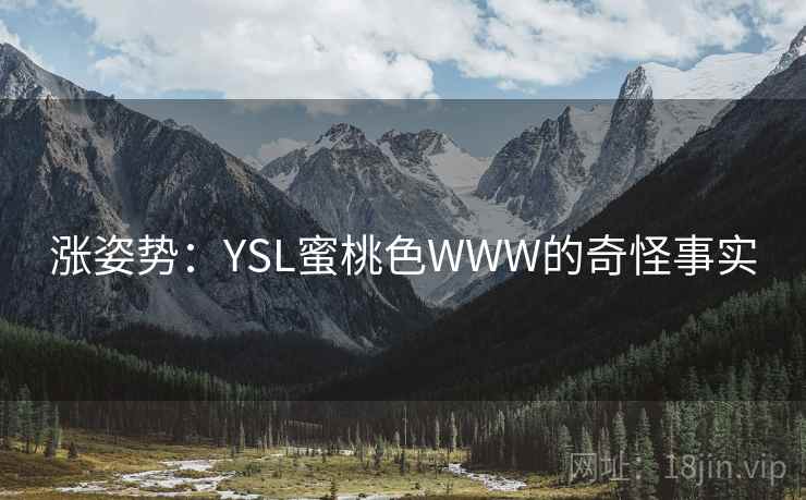 涨姿势：YSL蜜桃色WWW的奇怪事实